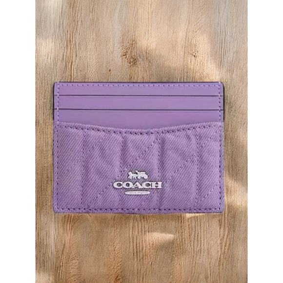 NWT Coach CBI88 Hailey Quilted Flap Bag & CBR13 Slim ID Card Case - Picture 7 of 10